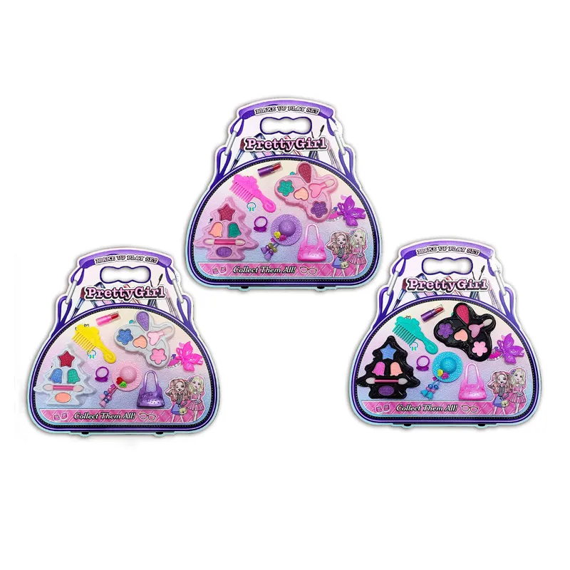Wholesale Pretend Play Cosmetics Portable Beauty Makeup Beautiful Girl Make up Set Kids Toy