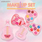 Wholesale Kids Pretend Play Make up Girl Portable Cosmetics Nail Art Kit Makeup Pretend Play Kids Toys