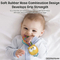 Wholesale Montessori Montessori Lovely Educational Food Grade Silicone Baby Teether Toy