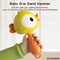 Cartoon Bird Non Toxic Cheap Plastic Hand Shake Rattle Drum Baby Wrist Rattles Musical Toys 0-3-6-12 Months with Sound
