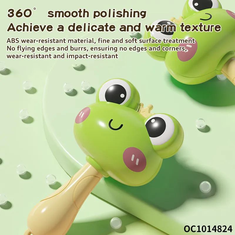 Cartoon Frog New Born Baby Bed Bell Music Toy Animals Rattle Snake for Baby Toys 0-12 Months with Sound