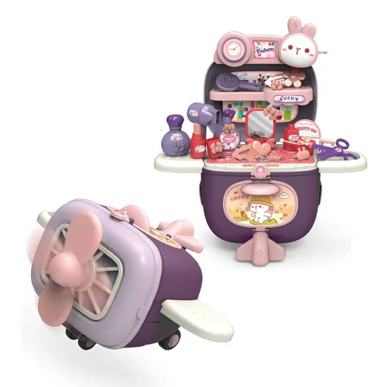 Wholesale Plastic Beauty Girls Makeup Mirror Girls Make up Play Toy Gift Set
