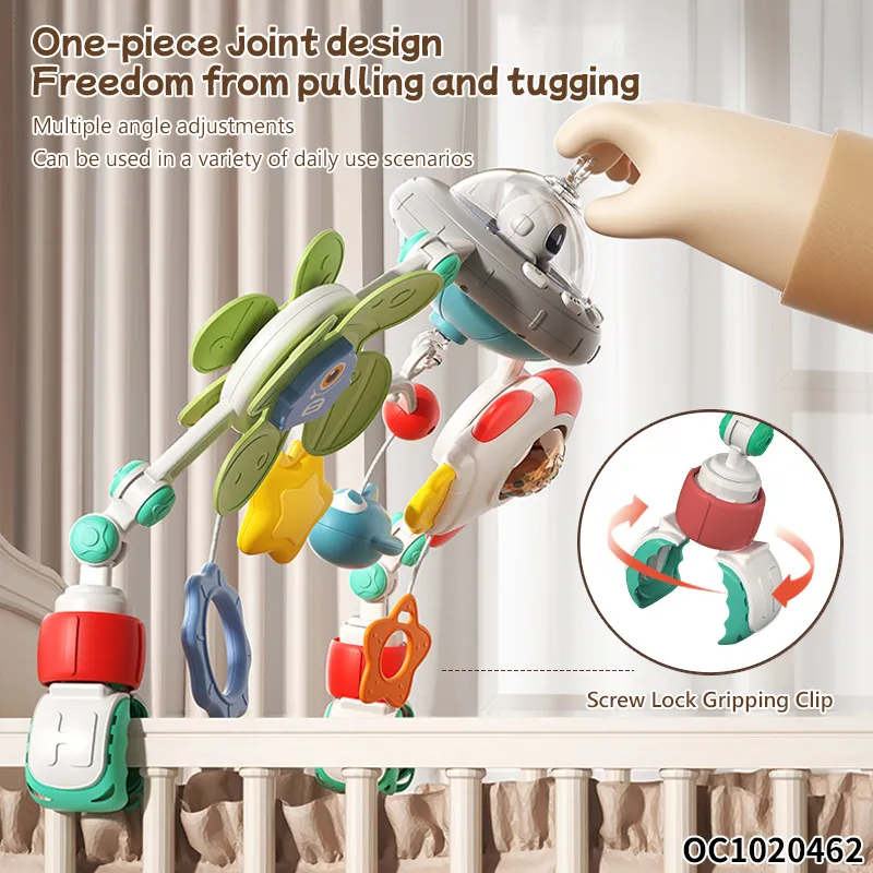 Wholesale Rattle Plastic Baby Teether Toys with Music for Sleeping