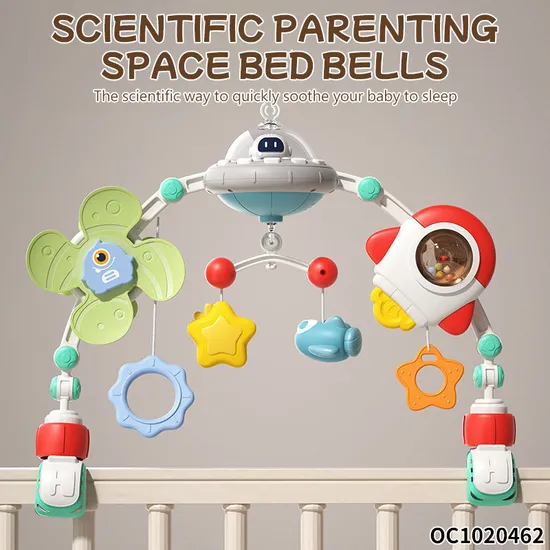 Wholesale Rattle Plastic Baby Teether Toys with Music for Sleeping