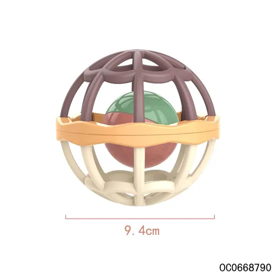 Wholesale Educational New Sensory Rattle Toy Soft Teether Set Activity Ball Plastic Baby Toy