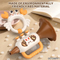 Musical Instruments Hand Shaking Bell Plastic Baby Rattle Drum Toys Wholesale Best Selling Newborn Toys with Storage Box