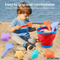 Wholesale Plastic Beach Outside Kids Beach Bucket and Spade Silicone Summer Play Sand Toy