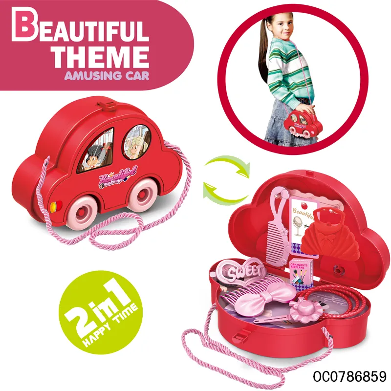 Wholesale Children Girls Beauty Fashion Products Pretend Play Portable Makeup Toy