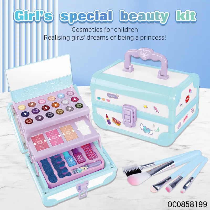 Wholesale Fashion Nail Polish Set Cosmetic Portable Makeup Beauty Make up Toys for Girl