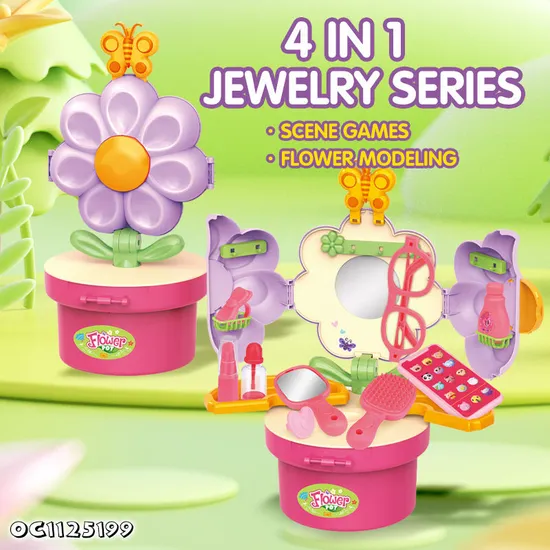 Wholesale Children Pretend Play Make up Portable Makeup Beauty Fashion Cheap Girls Toys for Baby Girls Kids