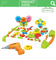 Wholesale Educational Montessori Plastic Popular DIY Creative Block Building Toy
