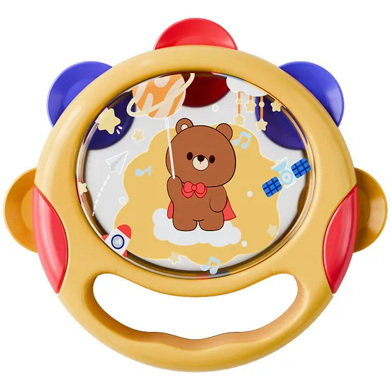 Hand Clap Toys Drum Musical Educational Percussion Sensory Baby Boy Toys Set 6-12 Months Items Hand Shake Rattle Drum Toy for Sale