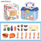 Wholesale Pretend Play Fruit Cutting Kitchen Role Play Plastic Children House Toys Set for Kids