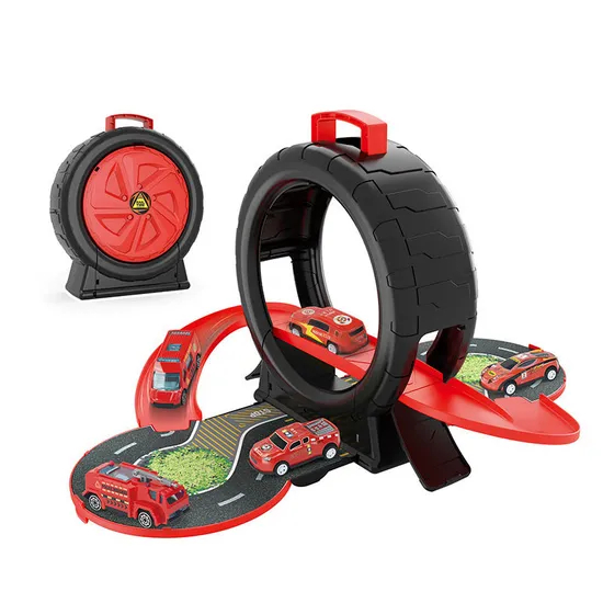 Wholesale Children Diecast Metal Track Parking Car Kids Race Track Toys Alloy Car