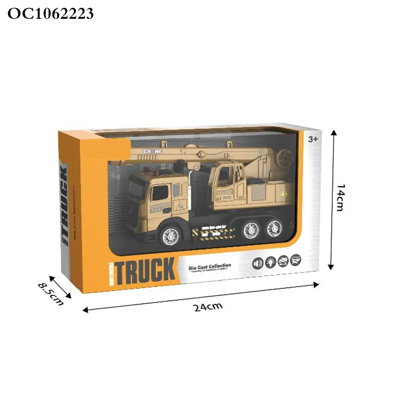 Wholesale Diecast Model Engineering Car Toy Series Alloy Model Scale Trucks with Light Sound