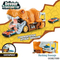 Wholesale Diecast 2PCS Alloy Mini Car Big Dinosaur Electric Toy Cars Set Kids with Light and Music