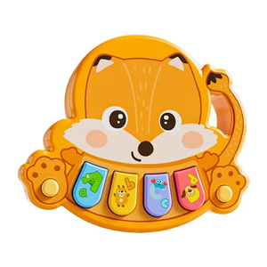 Wholesale Cartoon Children's Electronic Animal Baby Montessori Sensory Rainbow Keyboard Toy Portable Piano