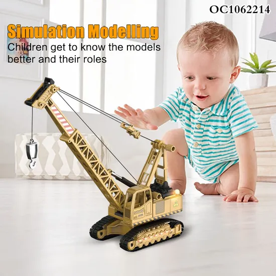 Wholesale Alloy Construction Engineering Diecast Truck Small Scale Model Toys for Boys