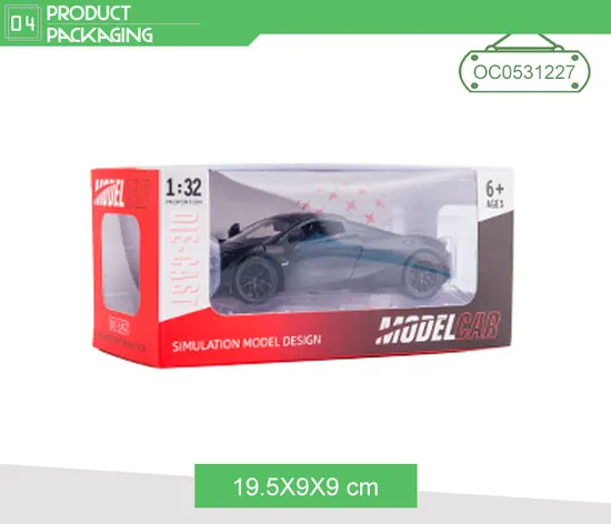Wholesale Diecast Pullback Small Metal Alloy Mode 1: 32 Toy Car with Light and Sounds