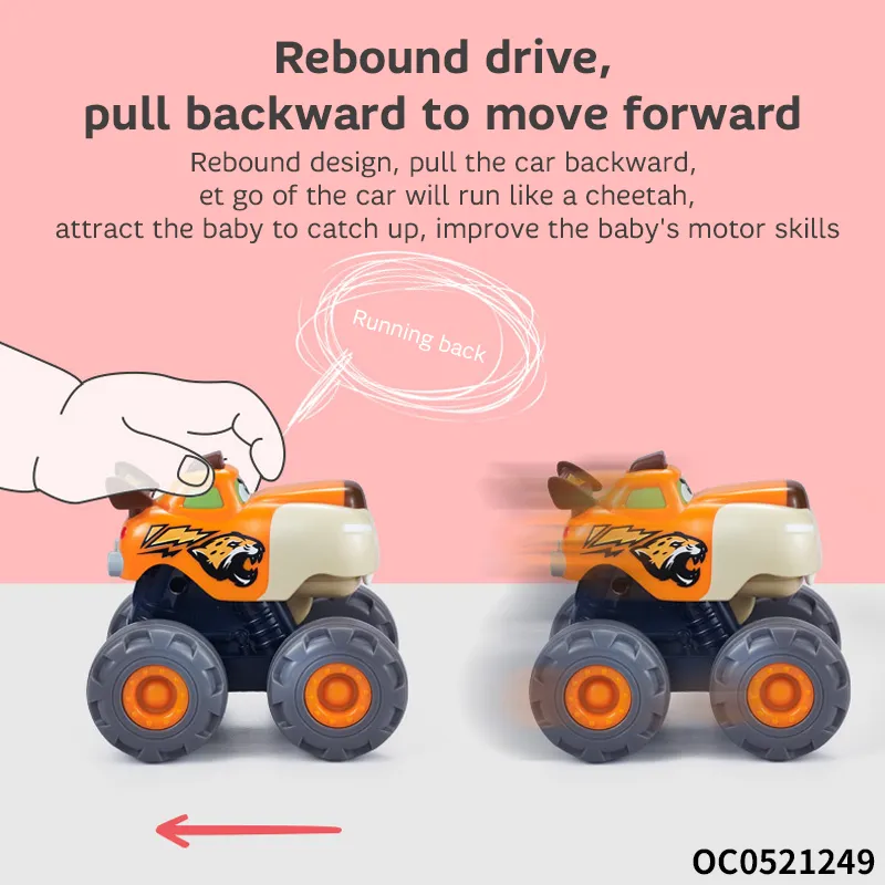 Wholesale Baby off Road Truck Friction Push and Go Shark Super Cars Toy