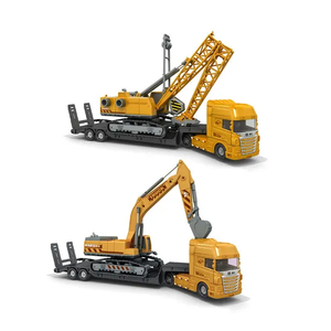 Wholesale Children Miniature Scale Construction Friction Kids Plastic Toy Car Model