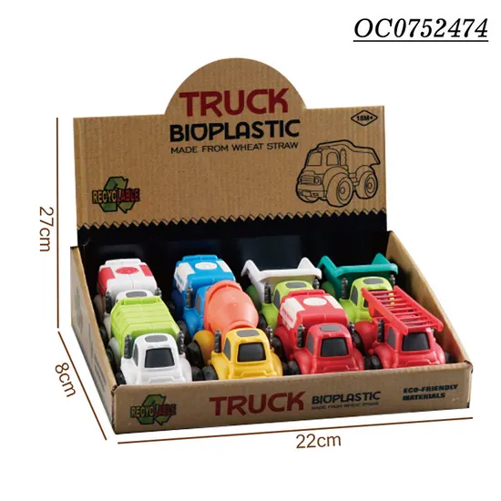 Wholesale Children Educational Eco-Friendly Materials Small Freewheel Super Plastic Truck Cars Toys