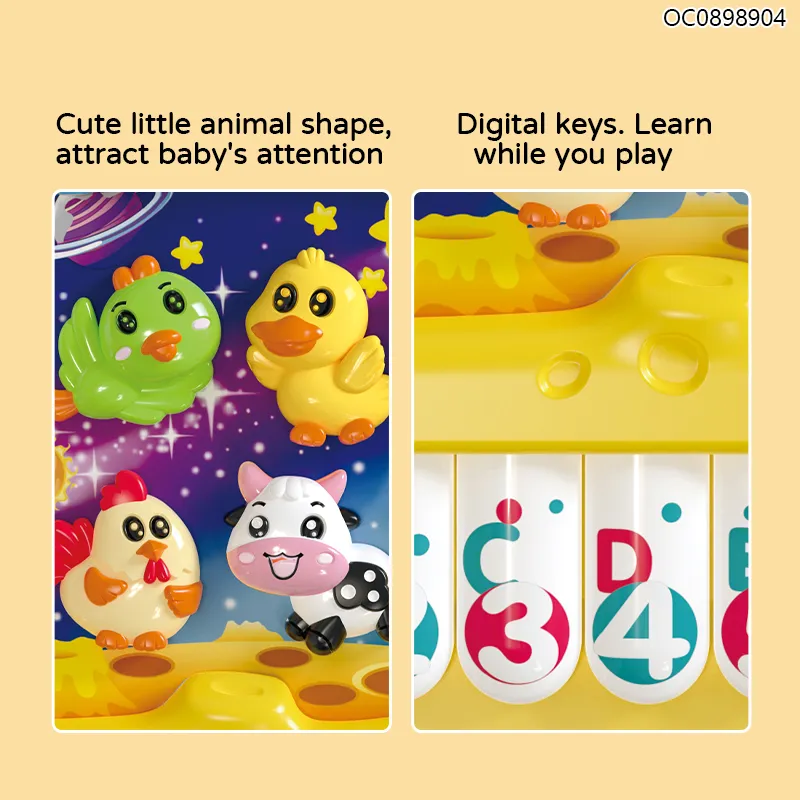 Wholesale Musical Instruments Baby Sensory Educational Electricpiano Keyboard Toy
