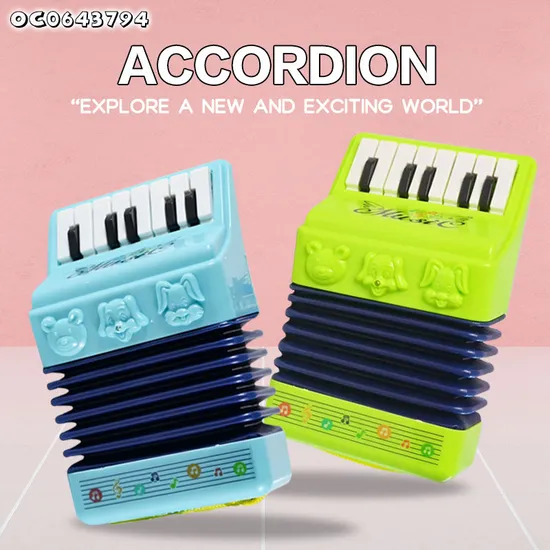 Wholesale Battery Operated Plastic Music Montessori Sensory Instrument Musical Keyboard Toy for Kids