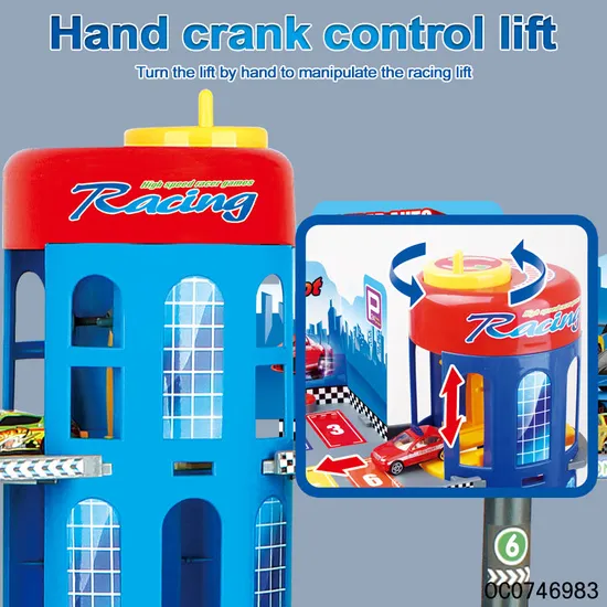 Wholesale Diecast Metal Car Track Parking Play Set Car Model Toys