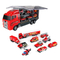 Wholesale Diecast Car Container Truck Die Cast Toy Metal Fire Trucks for Kids