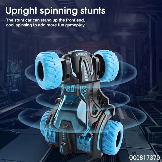Wholesale Children Cheap Plastic Friction Stunt Super Car 360 Rotating Toy for Kids