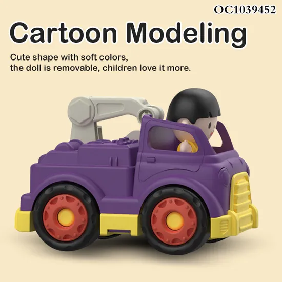 Wholesale Freewheels Engineering Series Excavator Toy Small Truck Car Construction Vehicle Model Toy Model