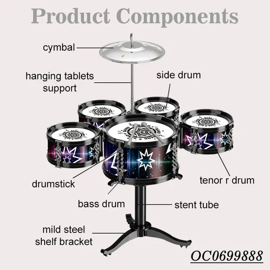 Wholesale Quality Electronic Musical Instruments Kids Professional Drum Set