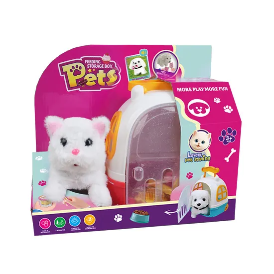 Wholesale Customized Plush Stuffed Animal Electric Walking Cat Battery Operated Plush Toy