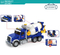 Wholesale Plastic Friction Super Truck Educational Construction Toys with Light Sound