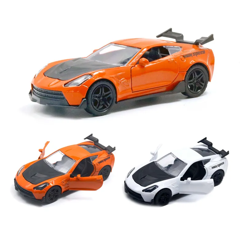 Wholesale Miniature Die Cast Metal Model Open Door Car Toy 1: 36 Scale Car for Kids