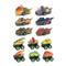 Wholesale Dinosaur Model Mini Pull Back Animal Car Plastic Cheap Small Toy Set
