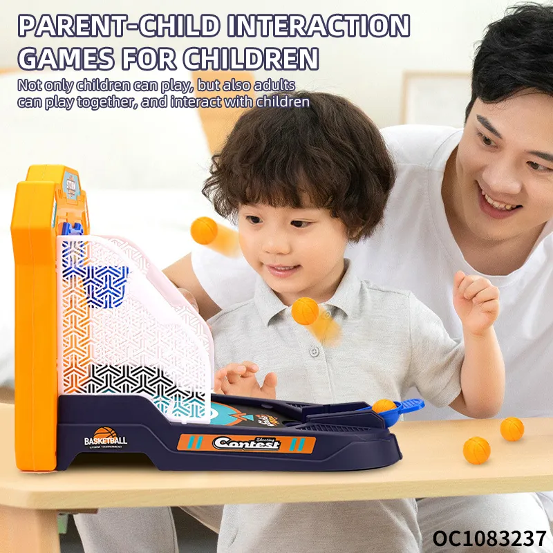 Wholesale Interaction Games Plastic Hoop Toys Basketball Football Shooting Family Games for Parents and Children