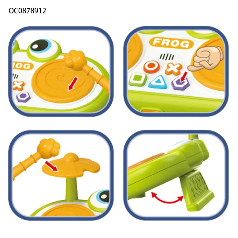 Wholesale Plastic Electric Children Musical Hand Toy Drum
