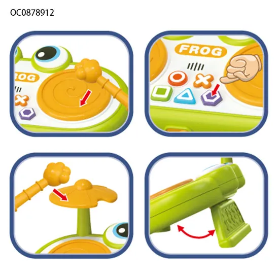 Wholesale Plastic Electric Children Musical Hand Toy Drum