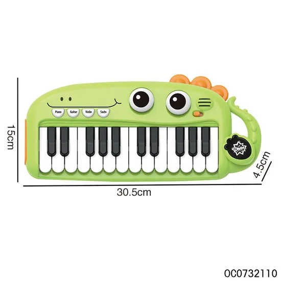 Wholesale Educational Musical Instruments Piano Keyboard Electronic Organ for Kids with Flashing Light