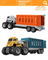 Wholesale Transport Car Diecast Small Alloy Miniature Die Cast Model Metal Trucks