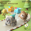 Wholesale Miniature Friction Mini Little Cute Animal Kids Children Plastic Toy Car