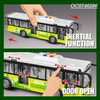Wholesale Plastic Battery Operated Friction Bus Model Kids Car Set Toys with Light Sound
