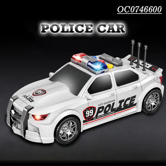 Wholesale Plastic Children Mini Friction Car Toys Model for Kids with Light Sound