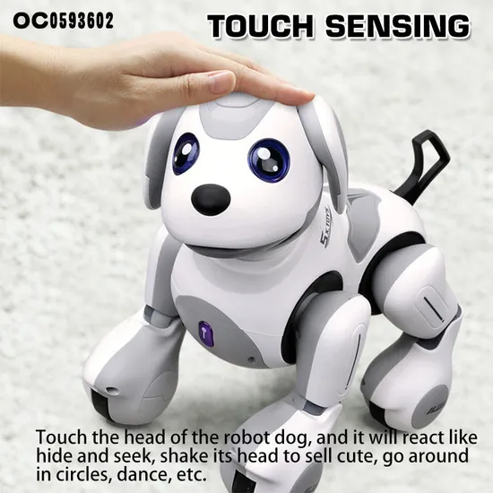 Wholesale Popular Remote Control Smart Robot Dancing Intelligent RC Dog for Kids