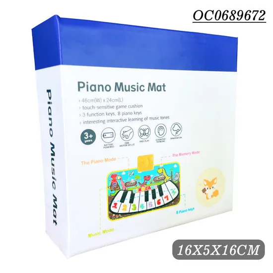 Wholesale Electronic Dance Musical Instruments Baby Piano Baby Light-up Keyboard Toy with Music