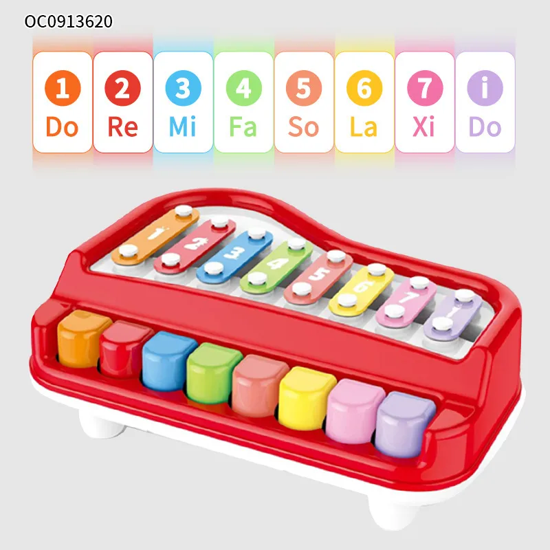 Wholesale Educational Children's Baby Musical Instrument Xylophone Portable Toy Keyboard Electronic Piano