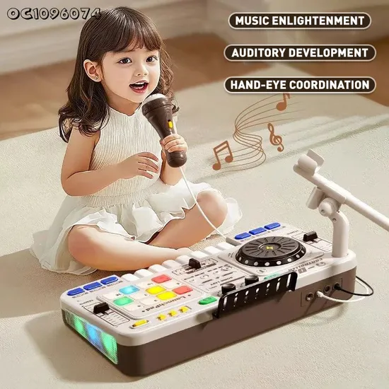 Wholesale Montessori Children's Musical Instruments Battery Operated Toy Electronic Piano