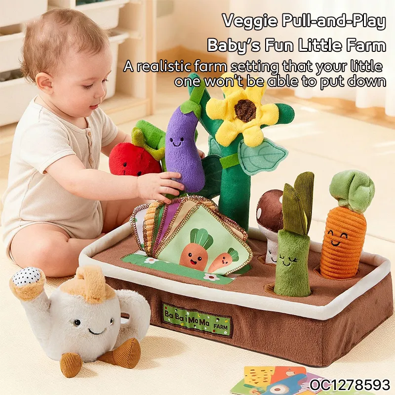 Wholesale Children Stuffed Sensory Learning Childre Hand Eyes Challenge Educationaln Plush Toy with Baby